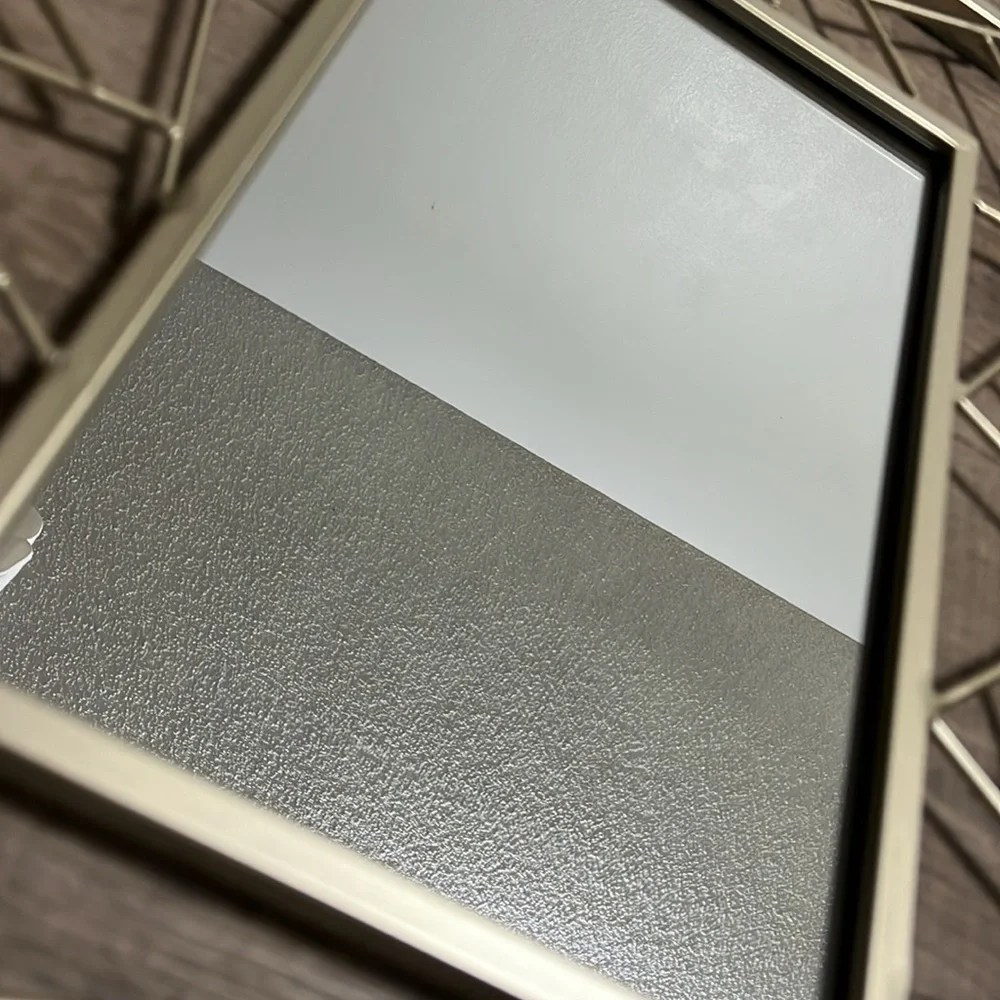 Brass gold mirror